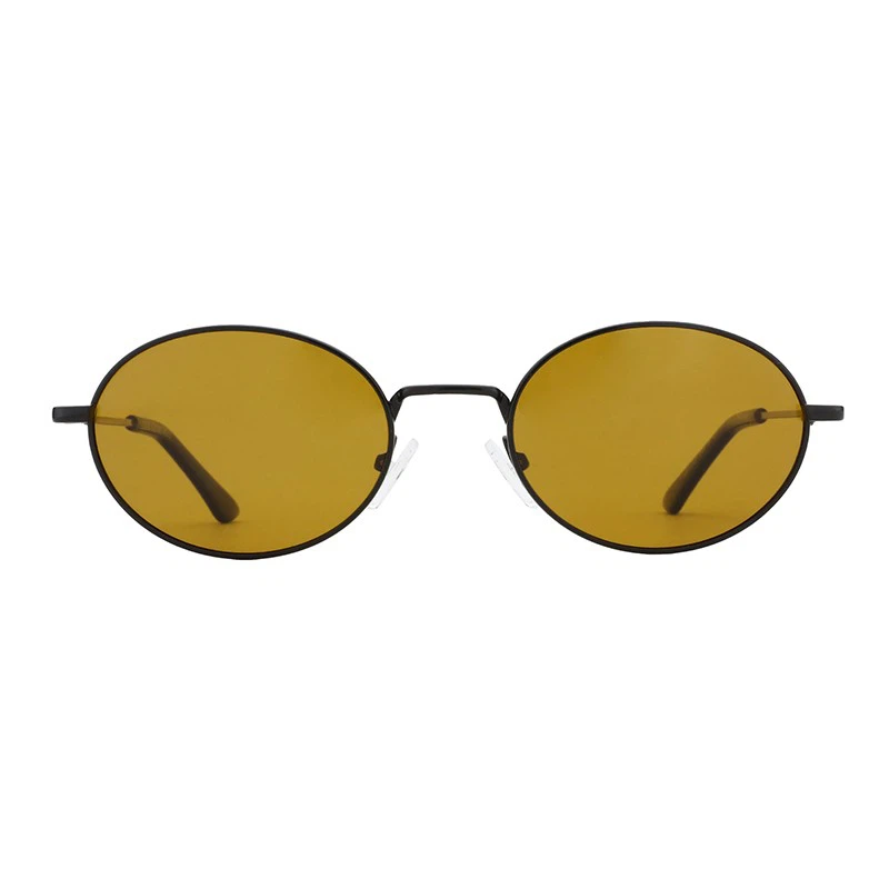 Oval Metal Unisex Sunglasses