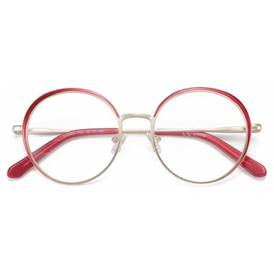 女性デザインのラウンド光学眼鏡